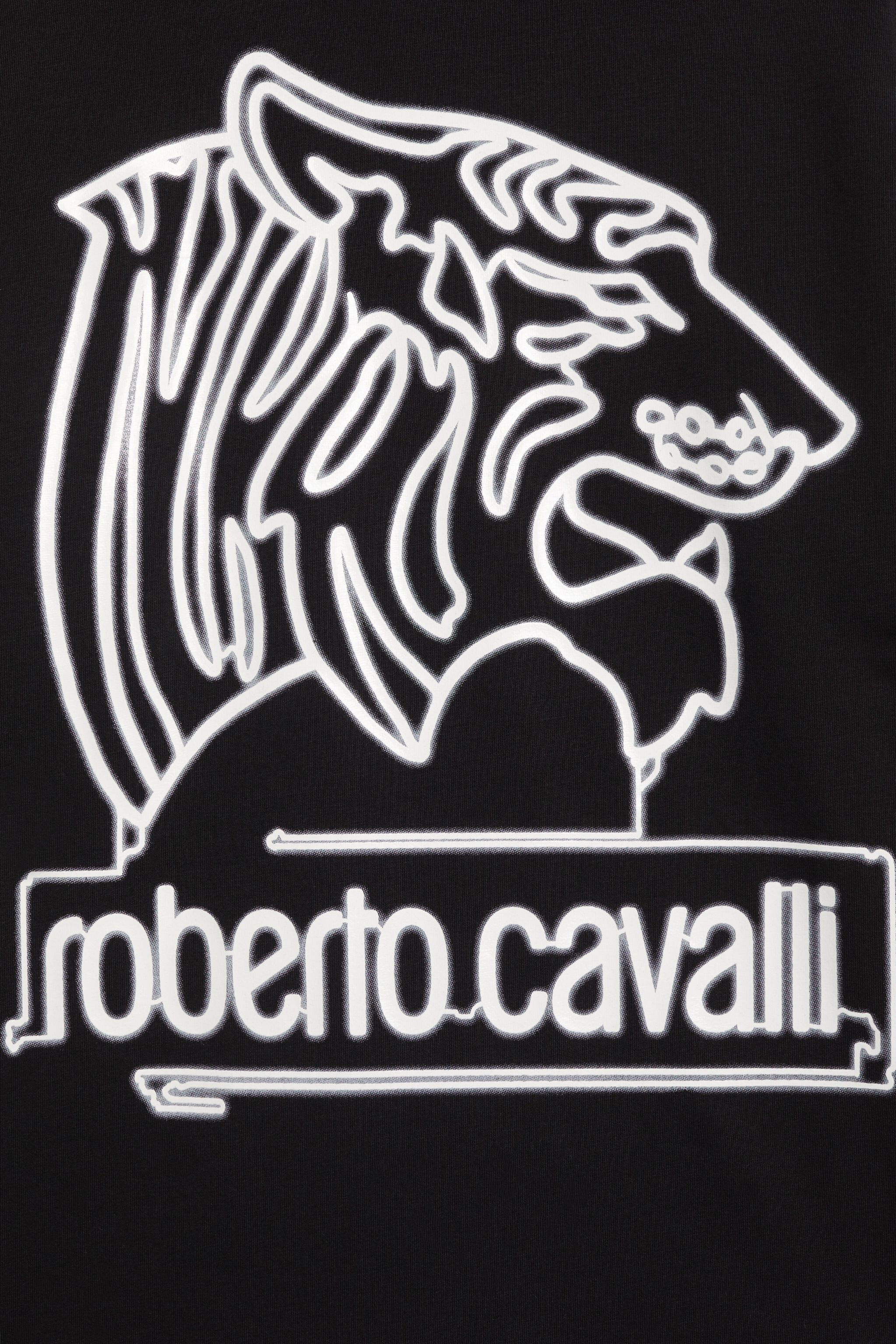 JU Tiger head layered sleeve T-shirt BLACK JJT694-JV025