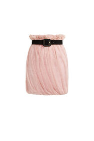 ${brand} Lace Draped Mini Skirt ${colorDescription} ${masterID}