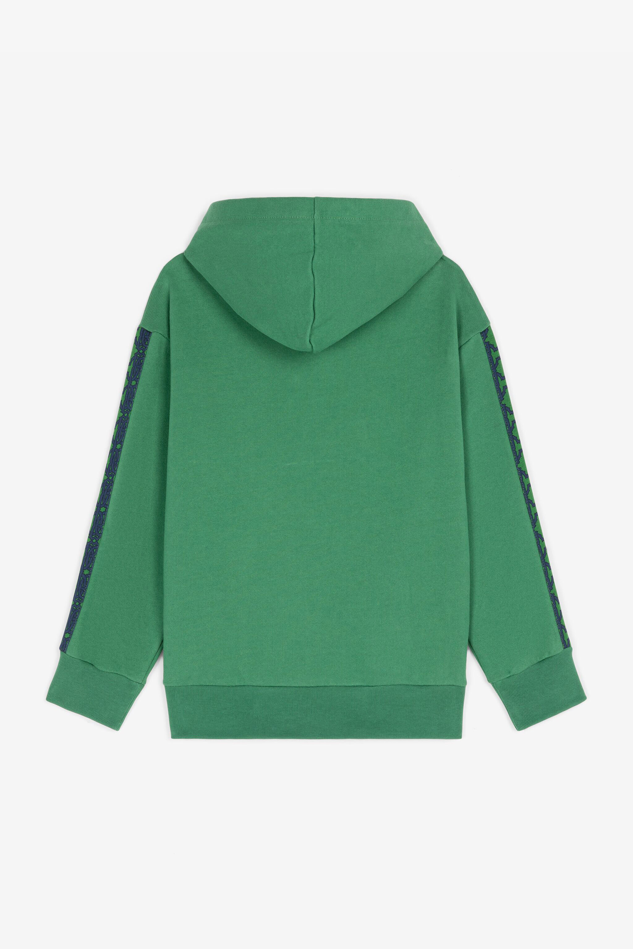 JU RC Monogram Cotton Hoodie Green RJT922-CF050