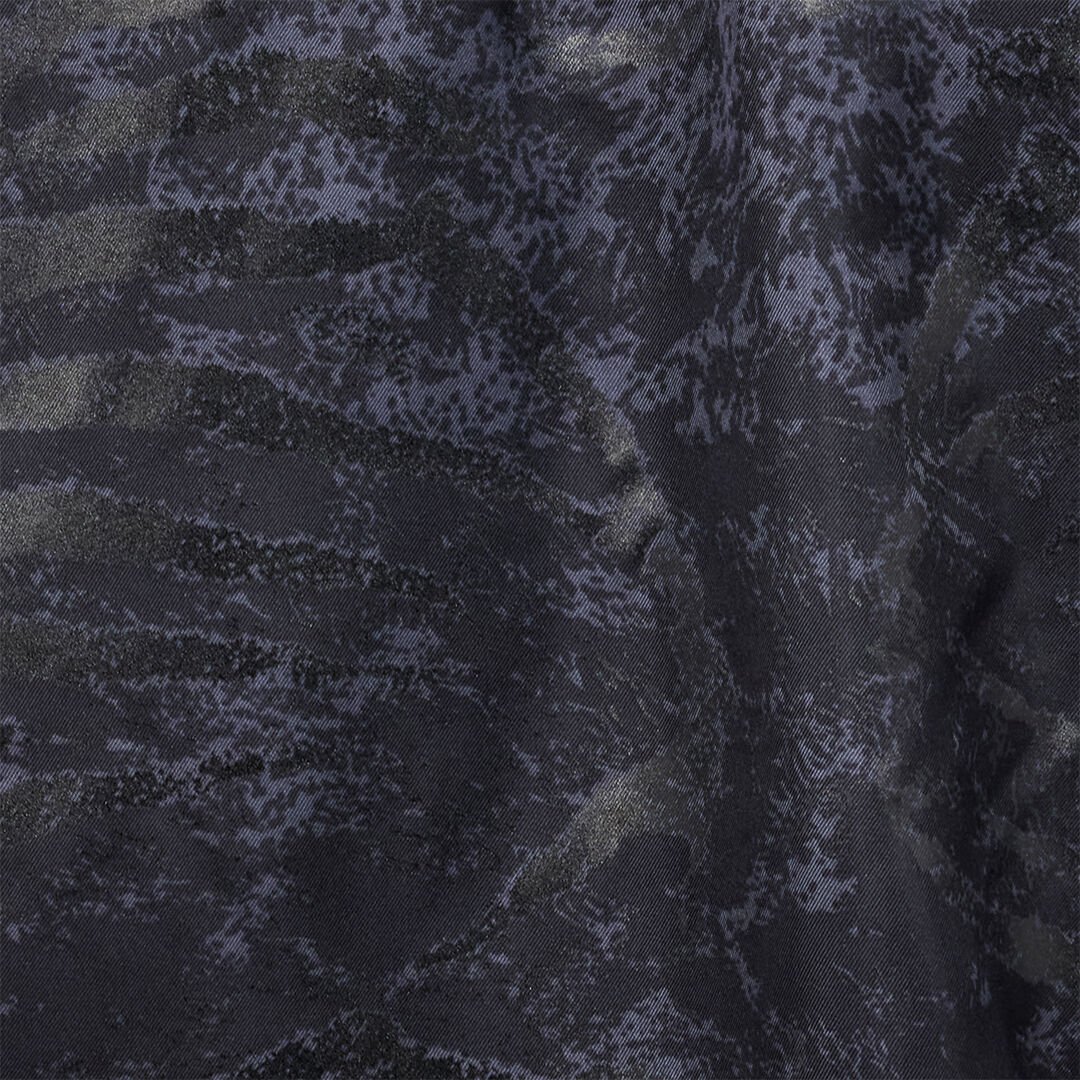 RC Animal-Print Silk Shirt Black URT716-4QN55