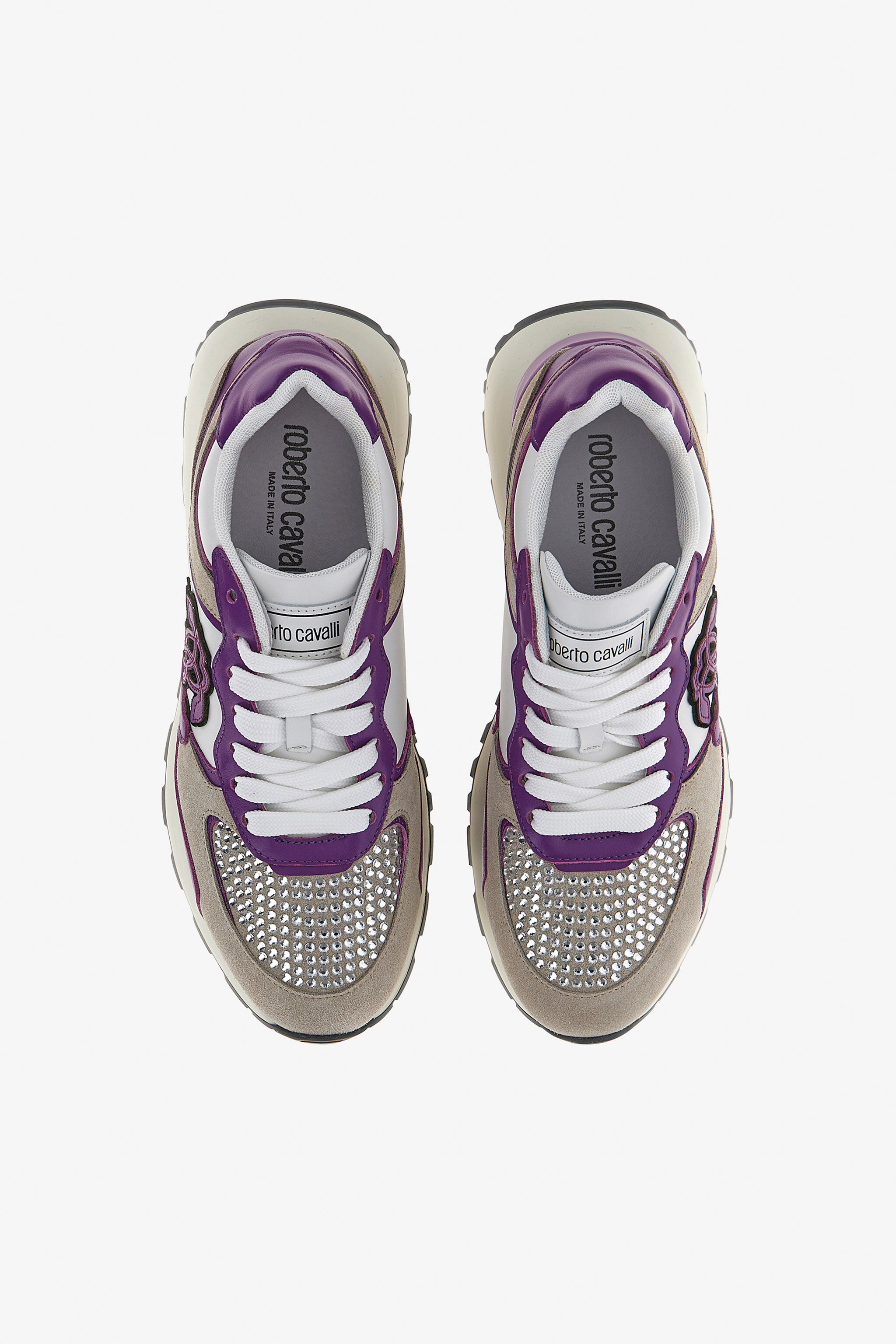 RC Sneakers with Monogram Mirror Snake Purple/Grey RKS047-PZB31