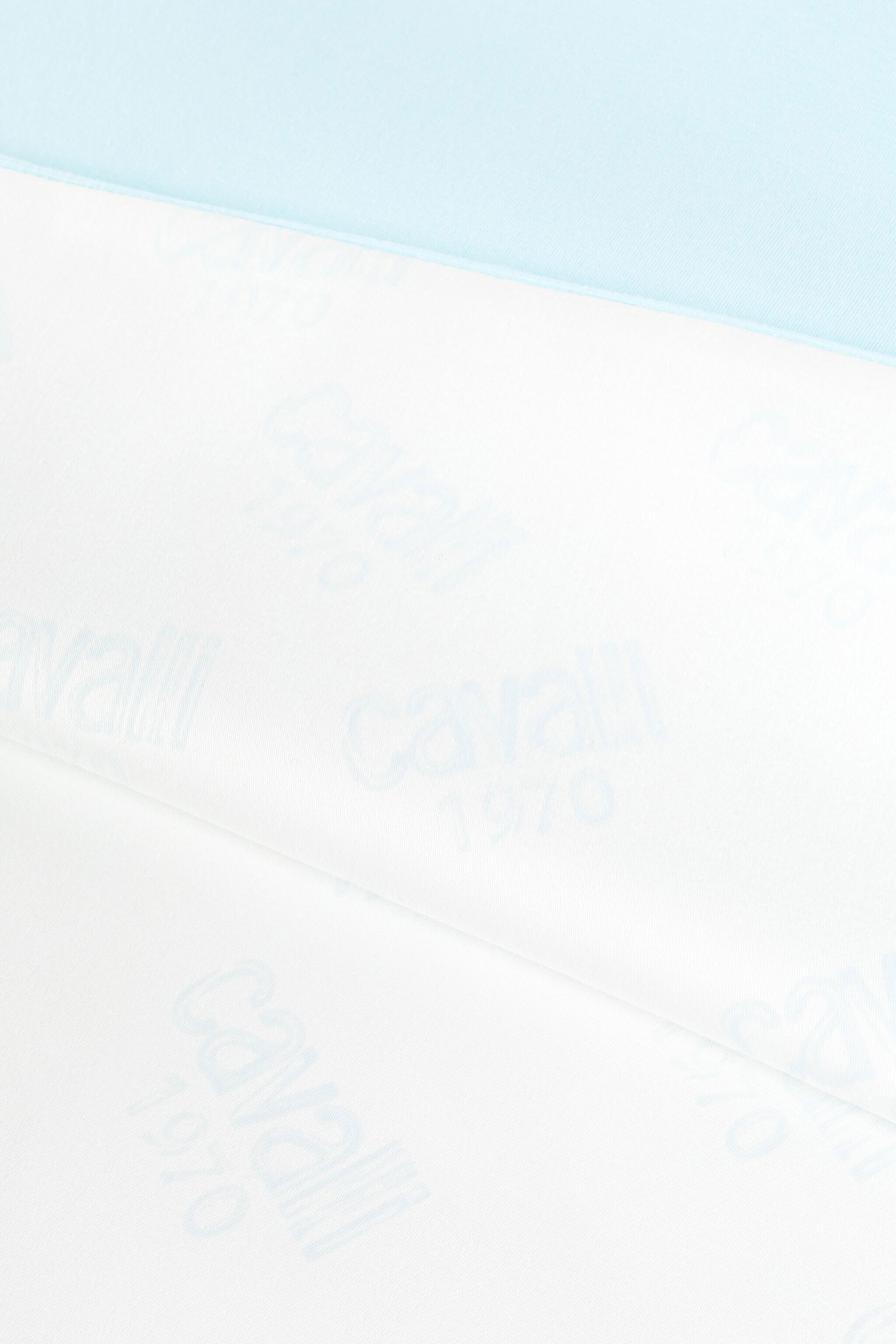 JU Logo-Print Baby Blanket Light blue OJT830-RN001