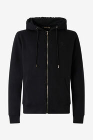 ${brand} Schwarzes Sweatshirt Mit Kapuze Und Reißverschluss ${colorDescription} ${masterID}