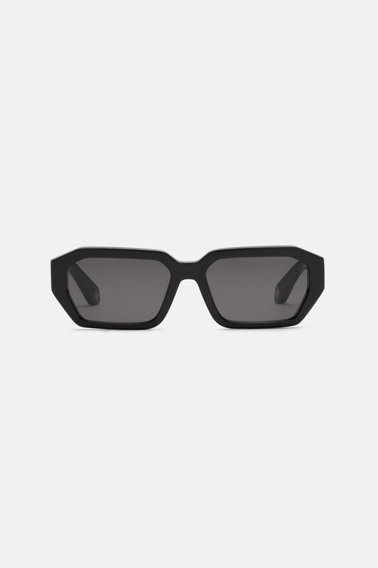 RC Sunglasses with rectangular front shape Black ALD031-ID194