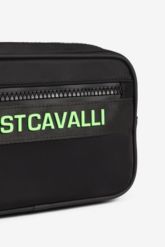 JC Just Cavalli Gürteltasche mit Logo-Print Schwarz Q62342-Q1245