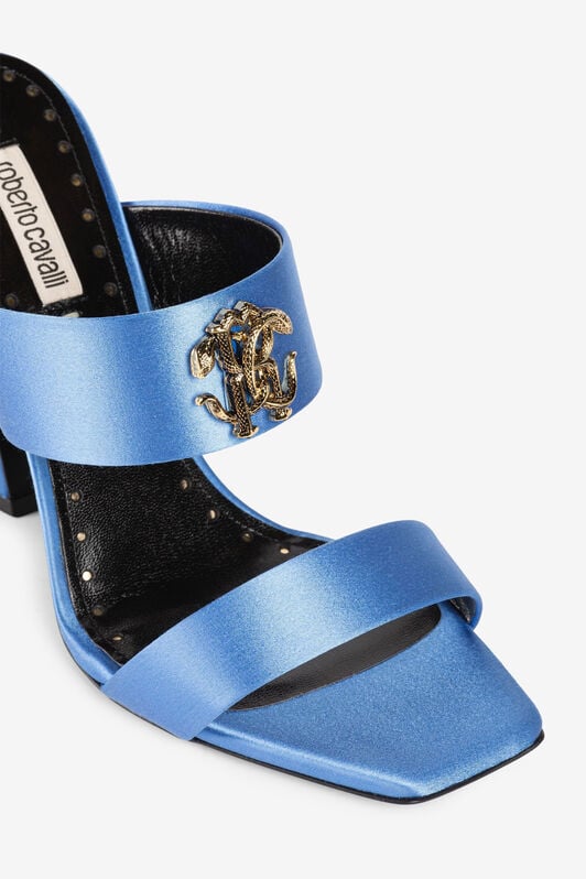 RC 120mm logo-plaque slip-on sandals RC 120mm logo-plaque slip-on sandals Light blue QKS700-SE126