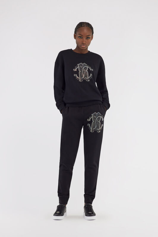 RC Sweatshirt with Monogram RC Black NOT67A-CF052