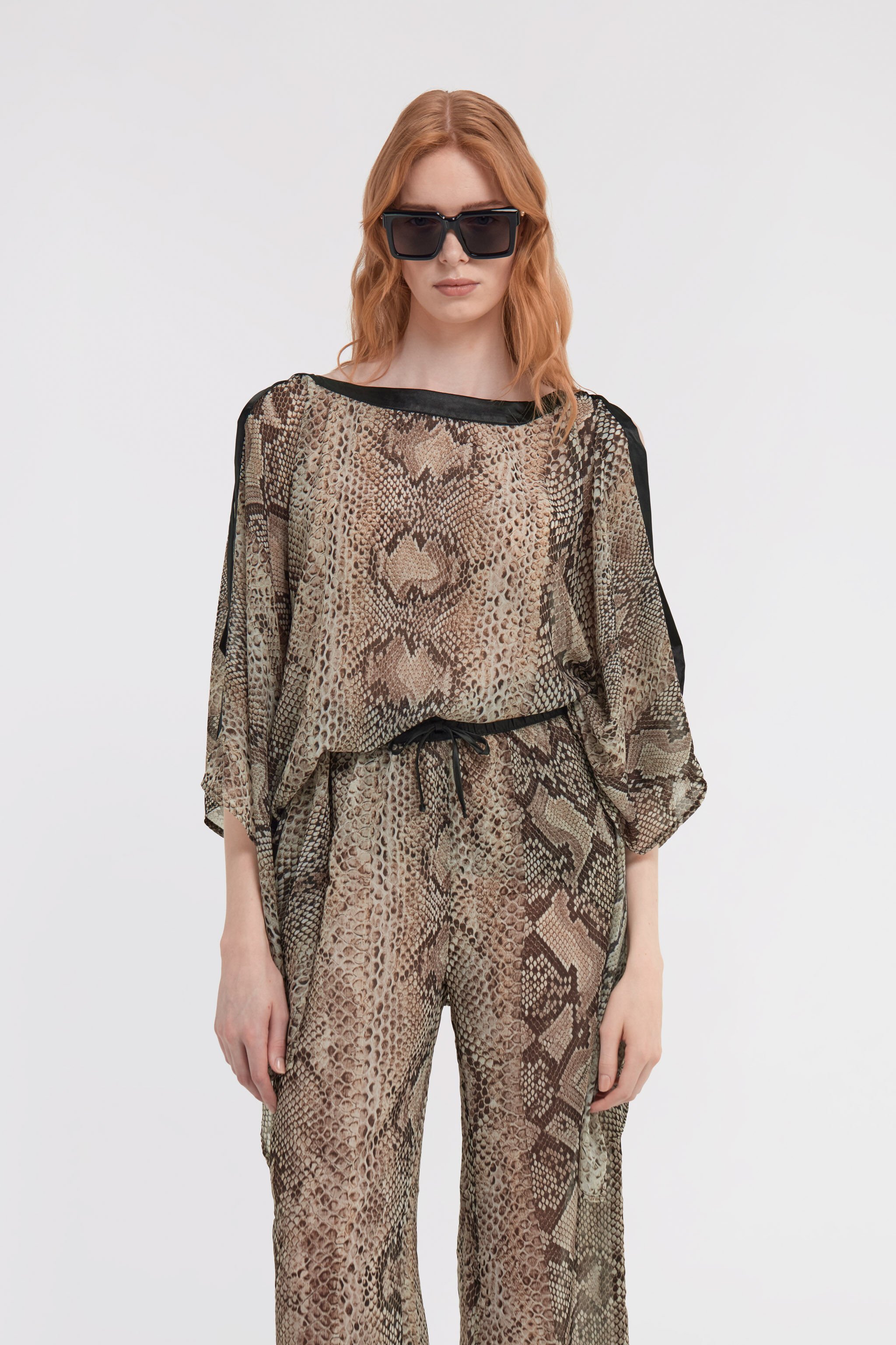 RC Snake print Kaftan PHYTON KSW00B-7GI18