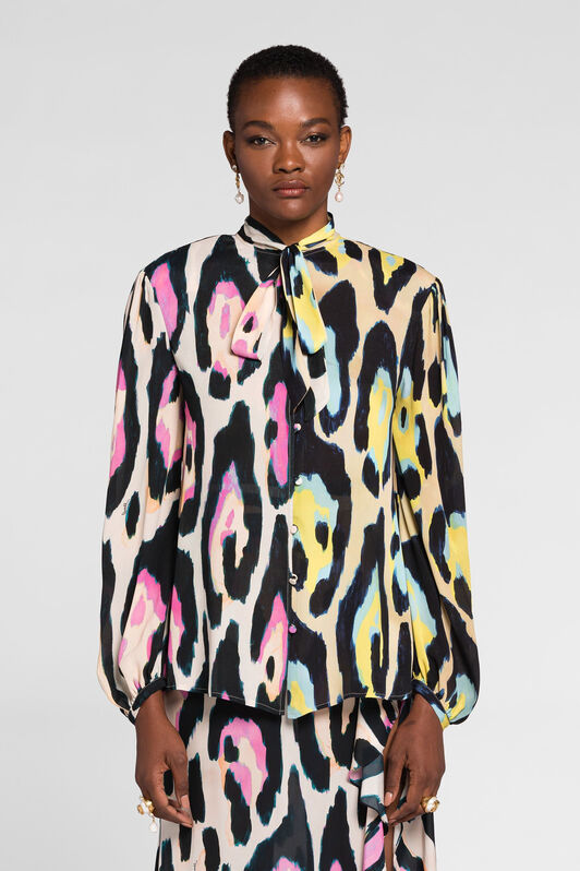 RC Jaguar-Print Top ROSA QKT720-FVF54