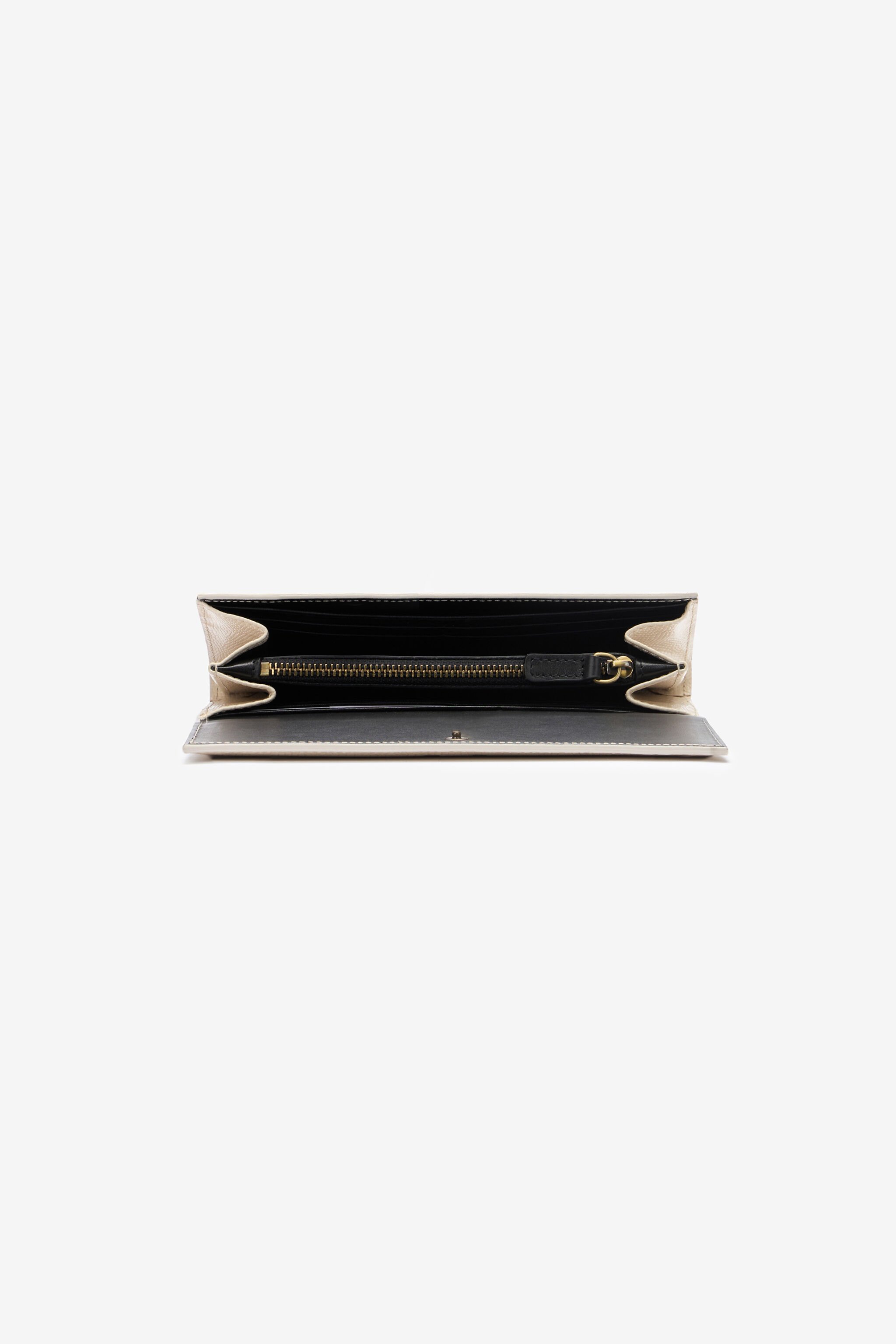 RC Wallet with flap and Monogram RC Ivory OOA00D-PZ015