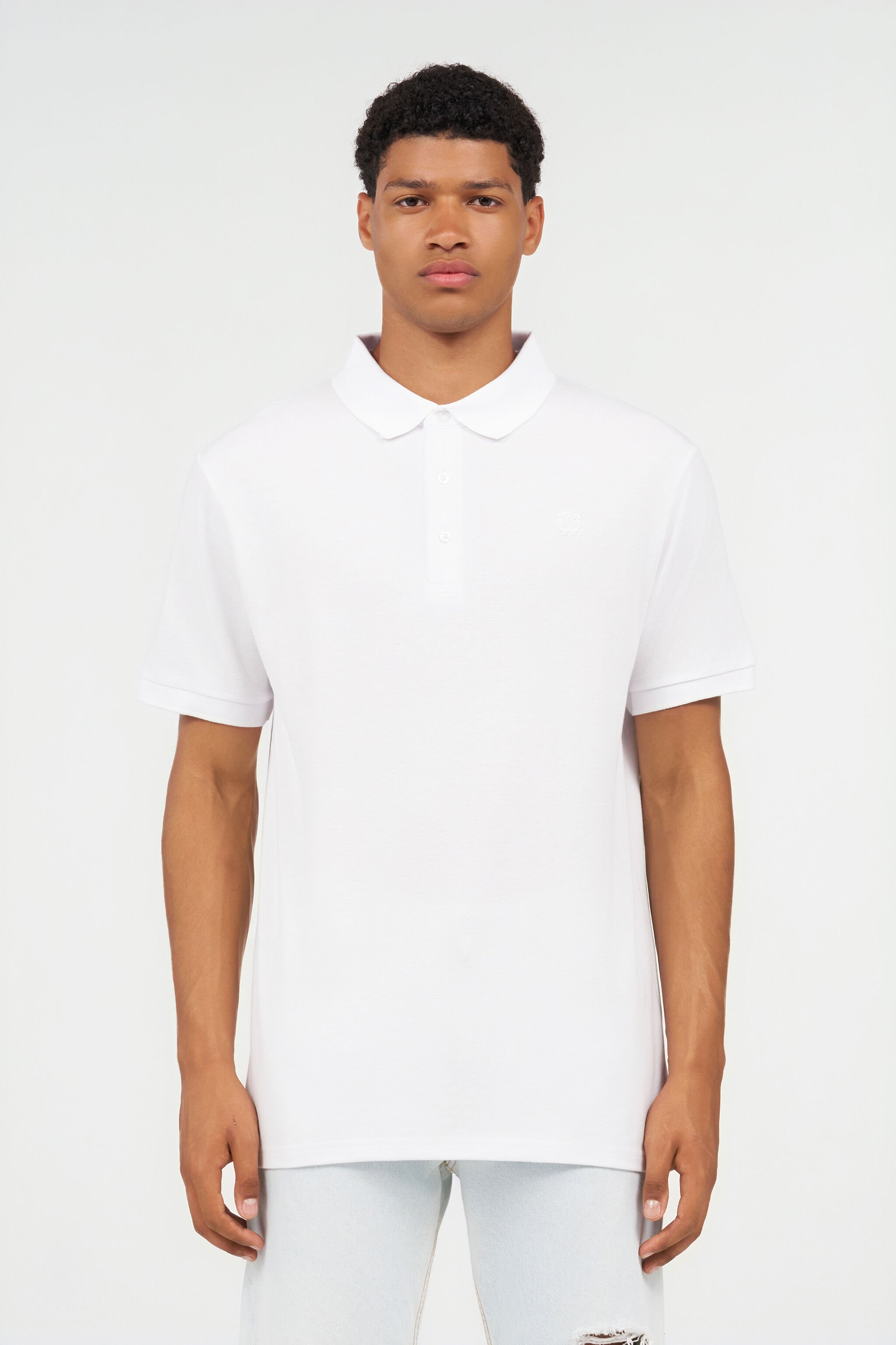 RC Polo Blanco con Monogram RC RC Polo Blanco con Monogram RC WHITE QOT65A-KB001