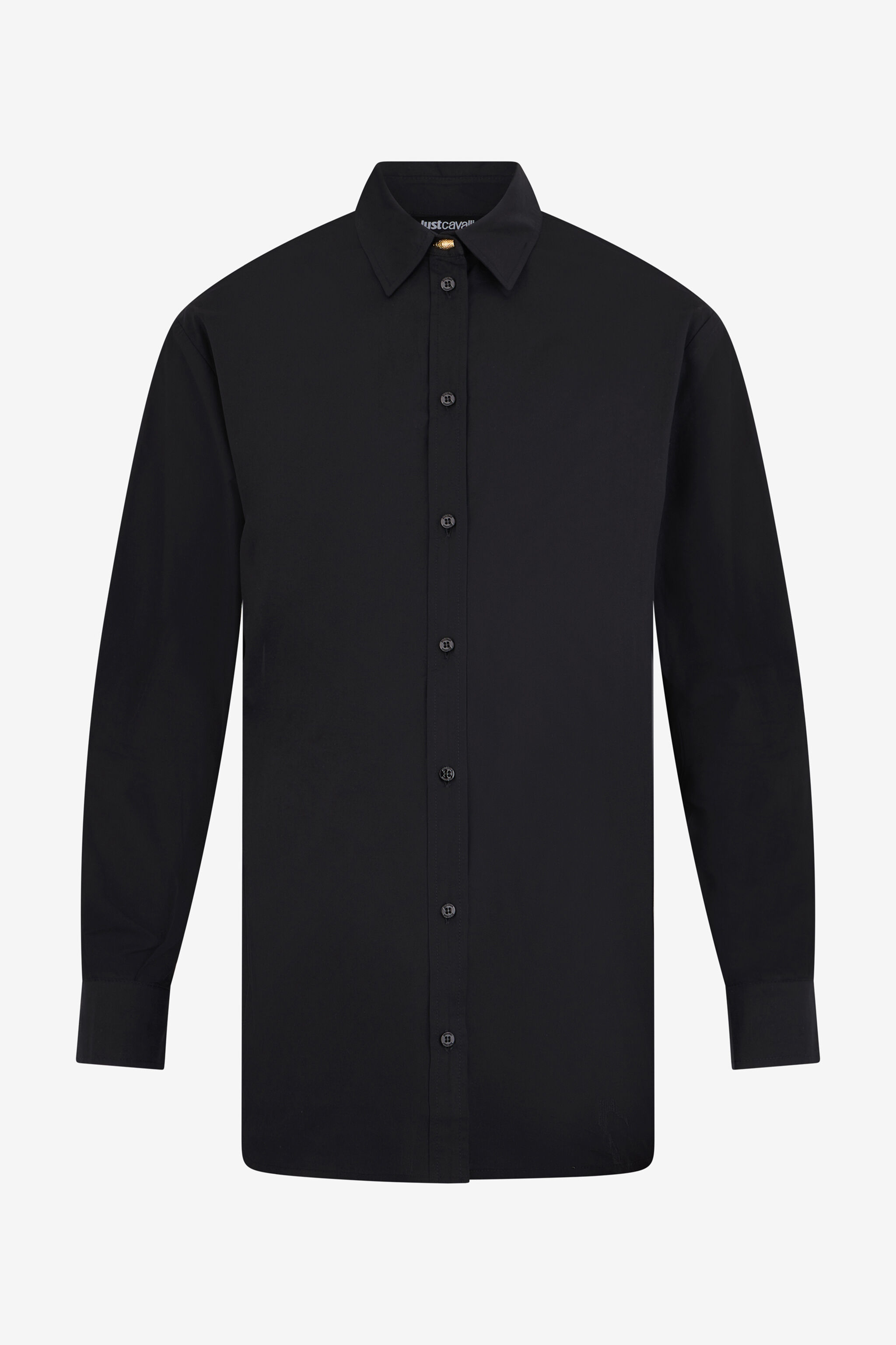 JC Camisa De Algodón Negra BLACK VFT218-VF365