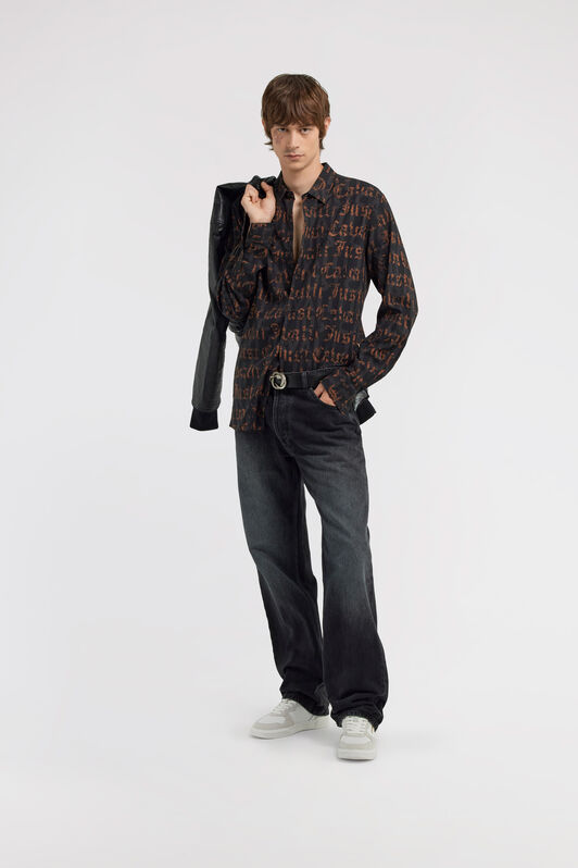 JC Just Cavalli Shirt Schwarz TFM009-TF080