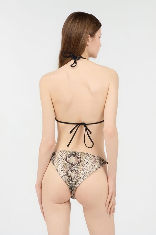 RC Snake-Print Bikini Light Brown KSW01A-HVI18