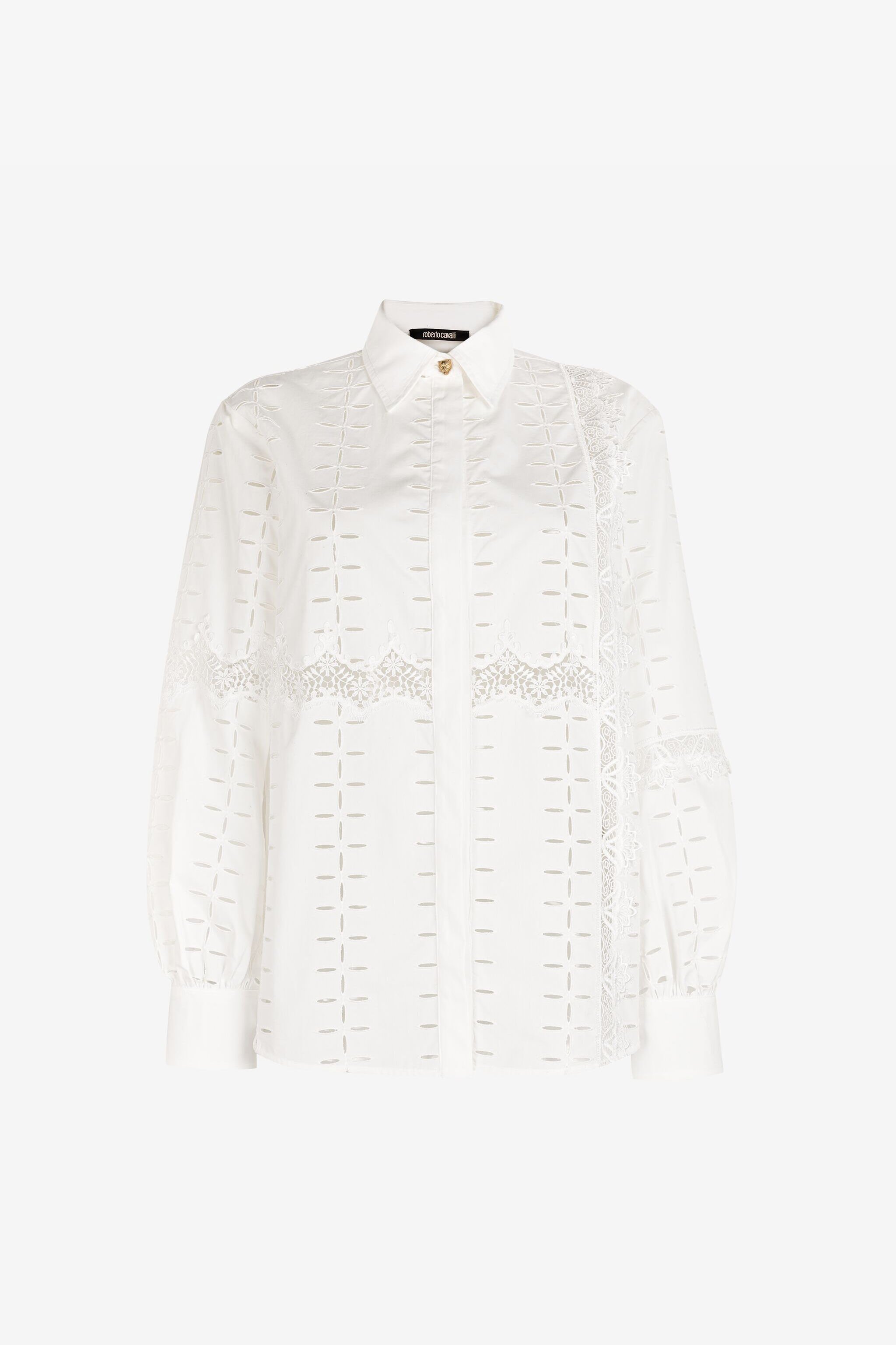 RC Cut.out embroidered shirt White QKT701-CH030