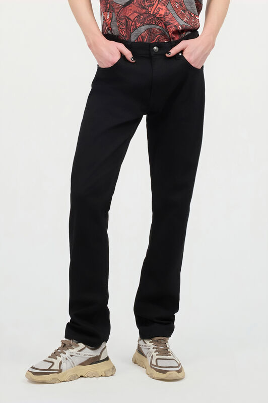 JC Pantalon Avec Détails À Logo Noir UFJ006-UF026