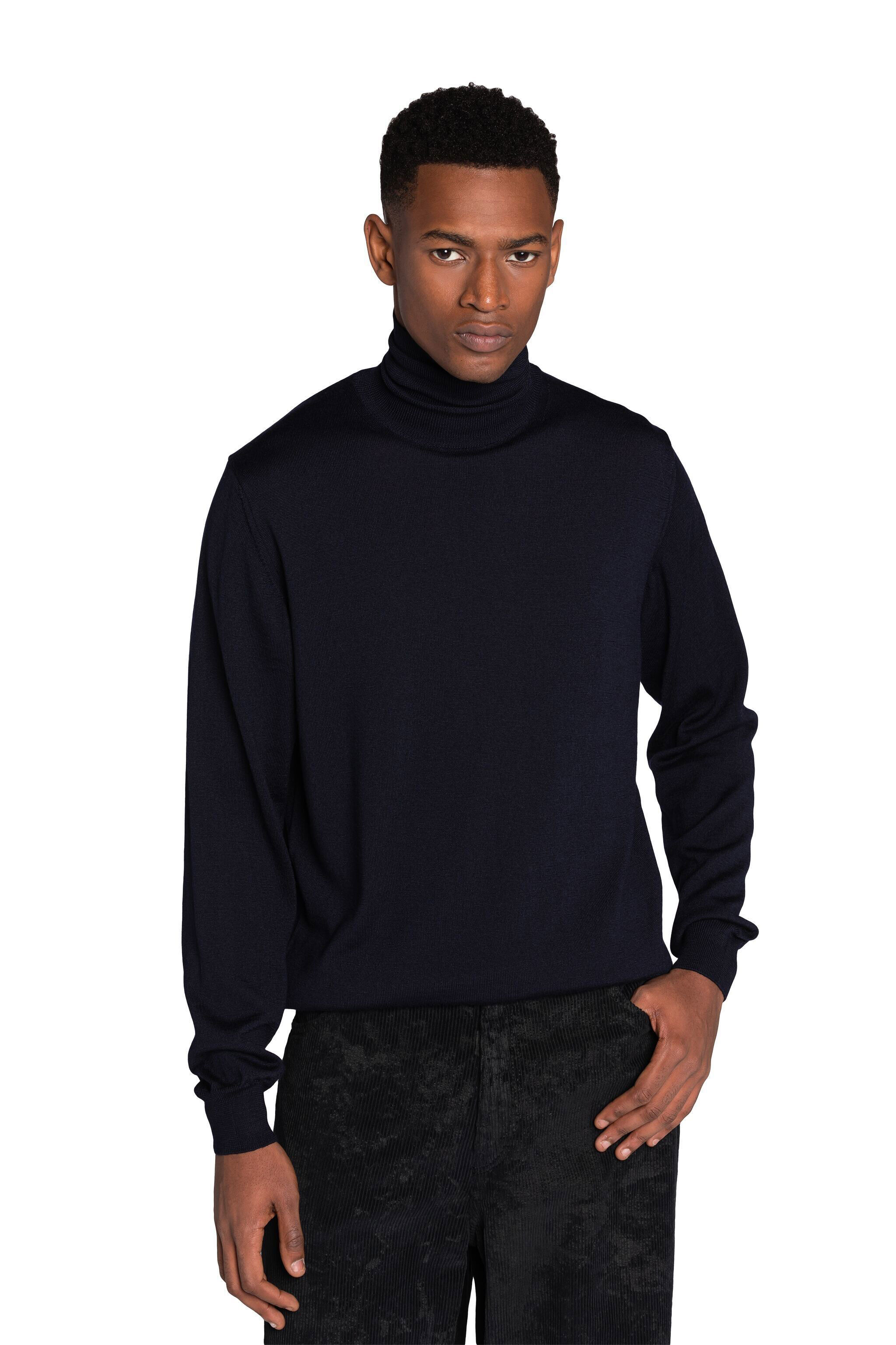 RC Wool Sweater Dark blue JSM00B-MQ030