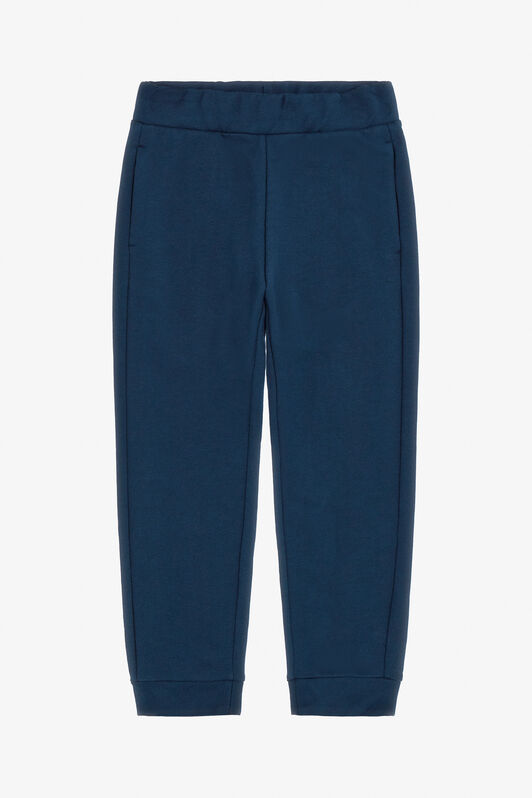 JU Cotton Sweatpants With RC Crest Blue TJT20G-CF050