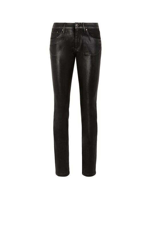 RC Coated Skinny Jeans BLACK JQJ232-DN002
