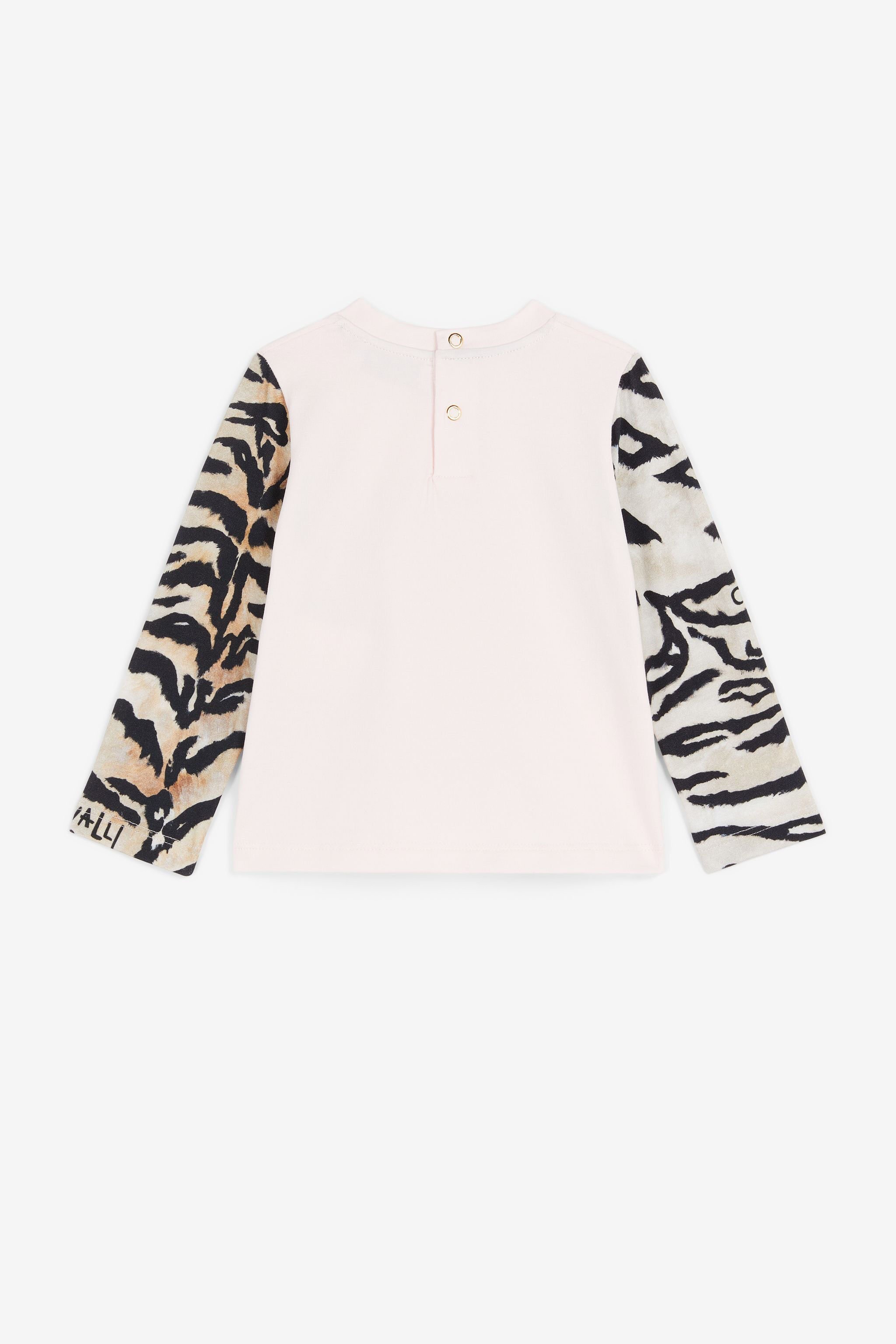 JU Tiger-Print T-Shirt Pink NJT643-JV025
