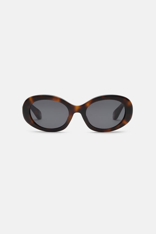RC Sunglasses with snakeskin effect metal trim RC Sunglasses with snakeskin effect metal trim HAVANA BROWN UALD37-ID234