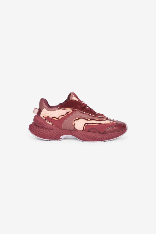 RC Pink Lace-Up Sneakers With Chunky Sole RC Pink Lace-Up Sneakers With Chunky Sole Purple VQS200-PZS67