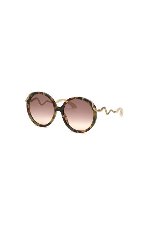 RC Occhiale da sole Roberto Cavalli Snake Collection SHINY VINTAGE HAVANA PD1322-PD188