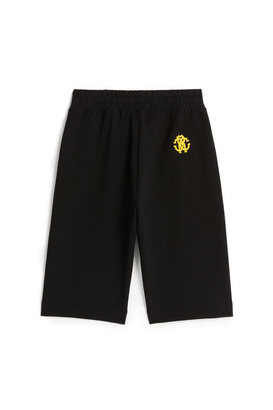 JU Palm tree-print shorts JU Palm tree-print shorts Yellow MJT251-FOB64