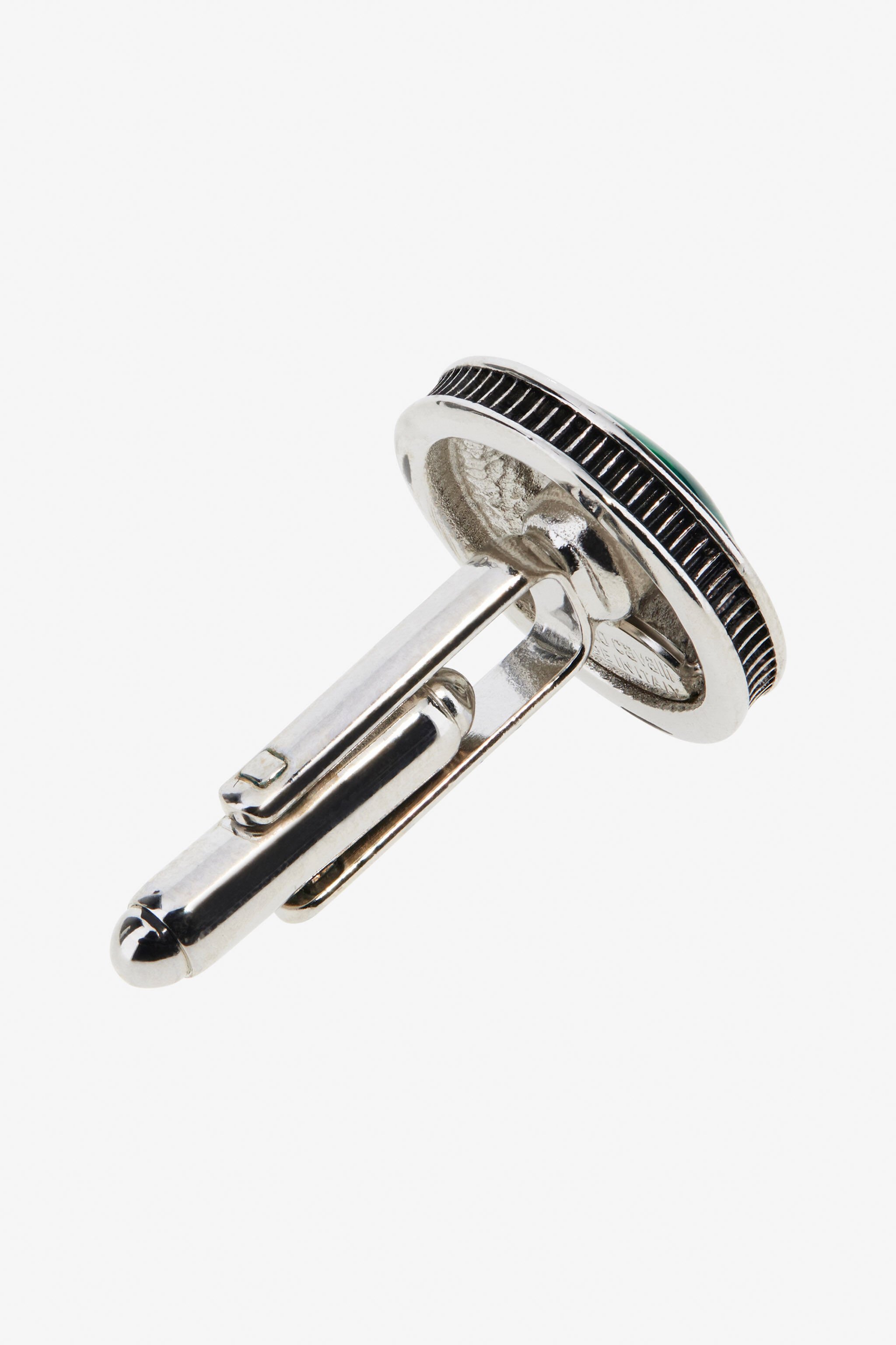 RC Cufflinks with stone Green TRG012-AM021