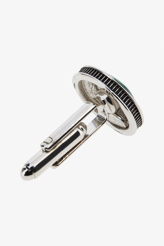 RC Cufflinks with stone RC Cufflinks with stone Green TRG012-AM021