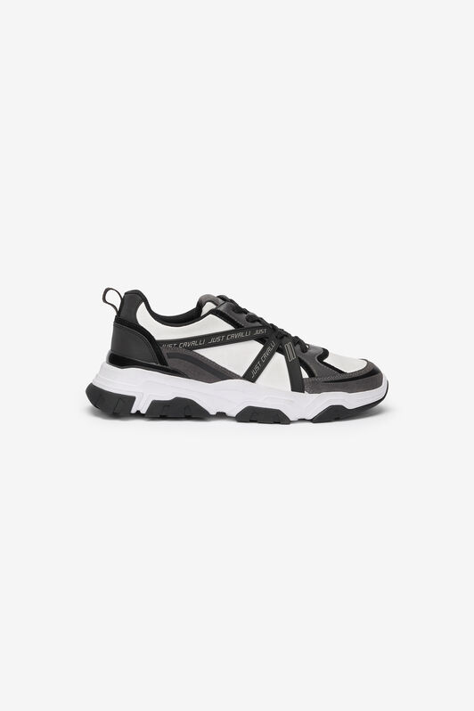 JC White Chunky Leather Sneakers 003+802 VFS060-VF518