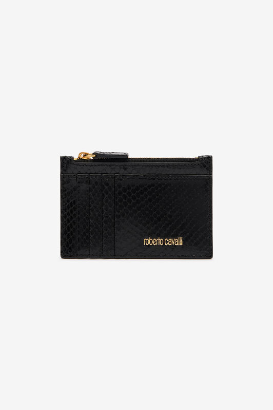 RC Geldbörse Mit Schlangen-Print Schwarz TKA005-PZ579