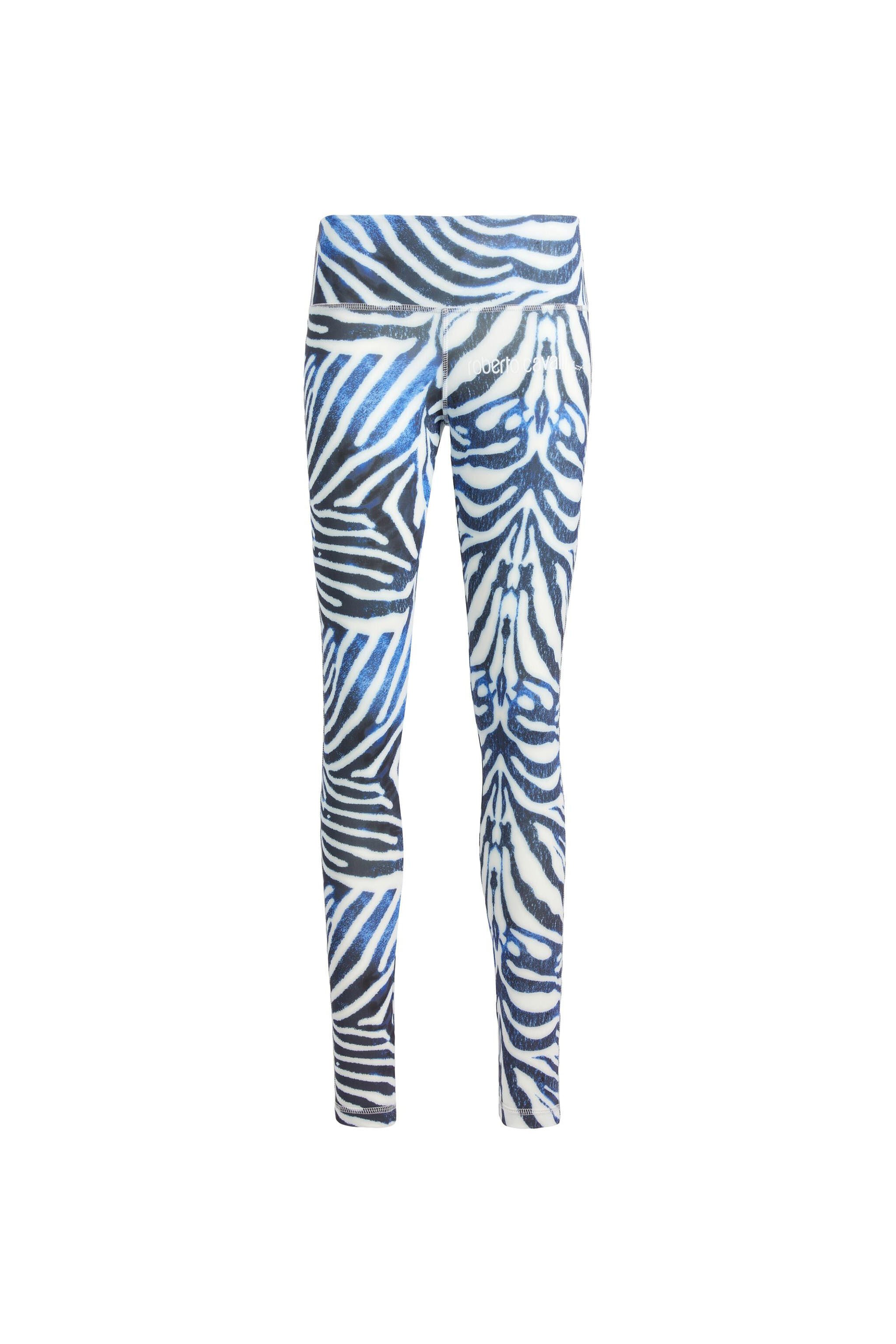 UG Leggings con stampa Sea Zebra BLACK/WHITE/BLUE MYY07P-2EA57