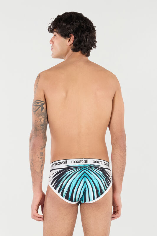 RC Briefs with Ray of Sea Print Bleu clair TRO01A-JJP80