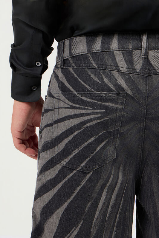 RC Ray Of Gold Print Bermuda Shorts GREY BLACK VRJ261-VTS01