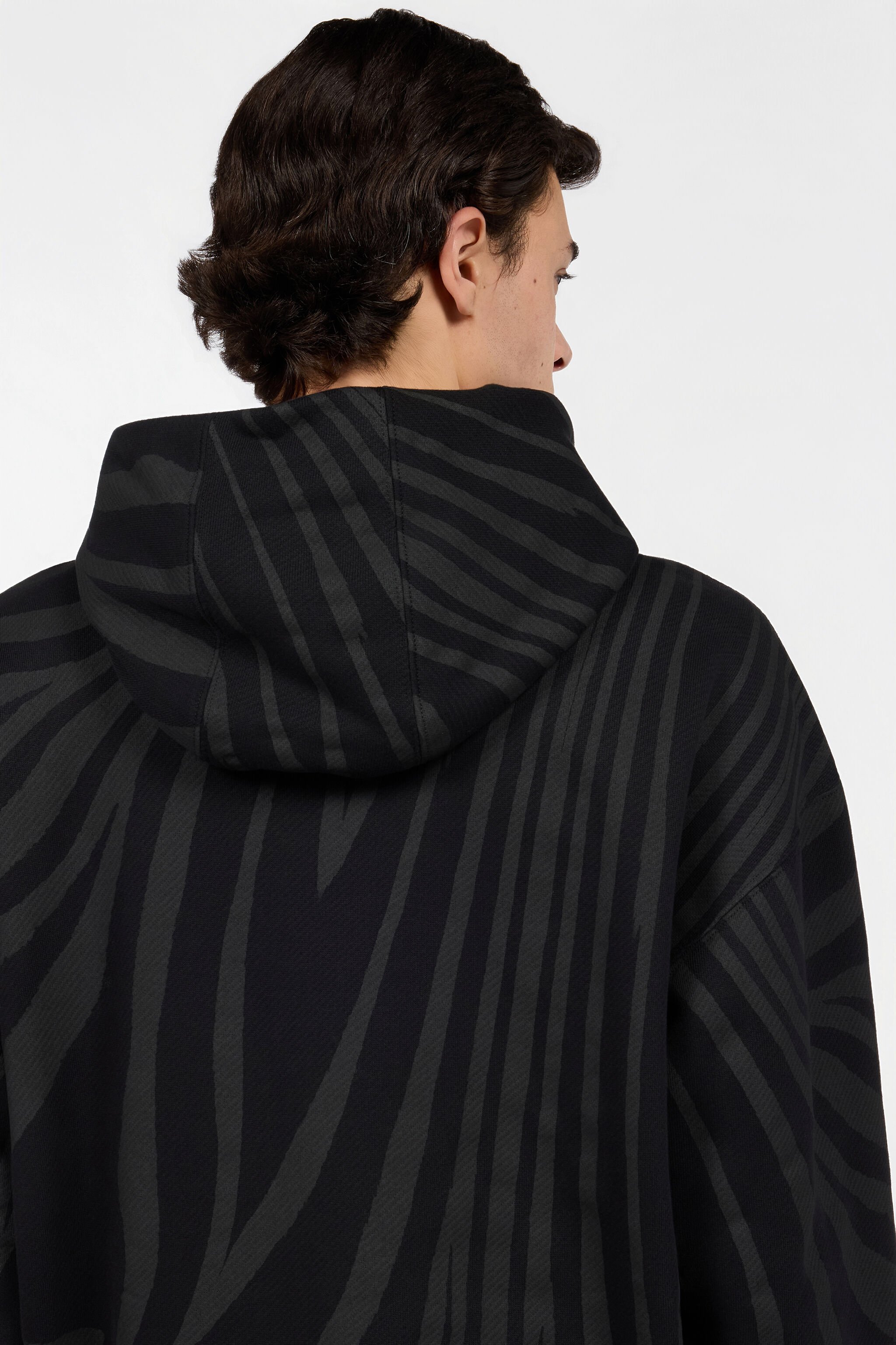 RC Sweat-Shirt Imprimé Zebra BLACK XNT69A-FOT26