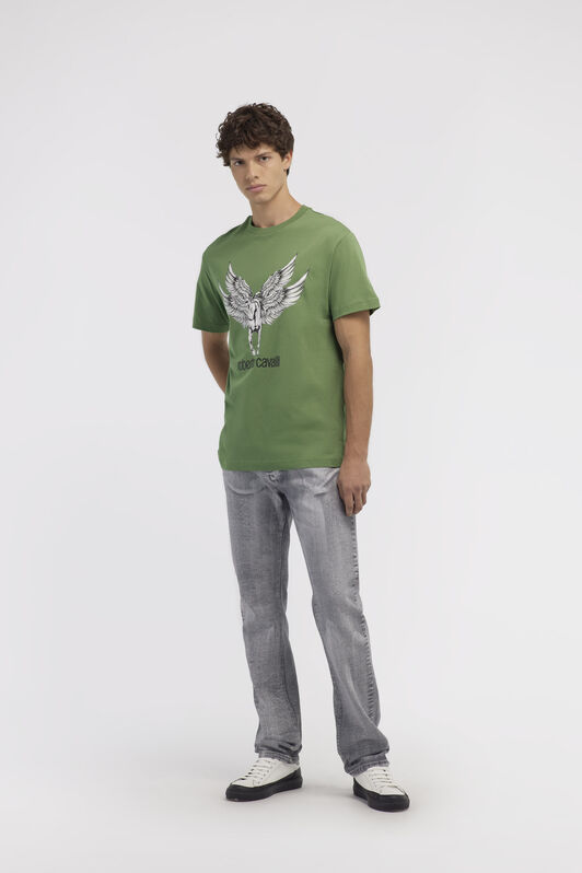 RC T-shirt with Horse logo and print RC T-shirt with Horse logo and print Green NOT60I-JD060