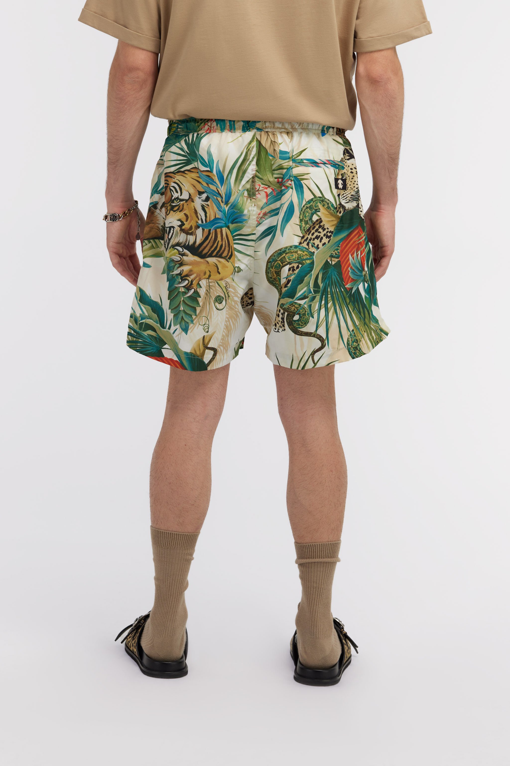 RC Swim shorts with Jungle print Green SYH00A-5RF72