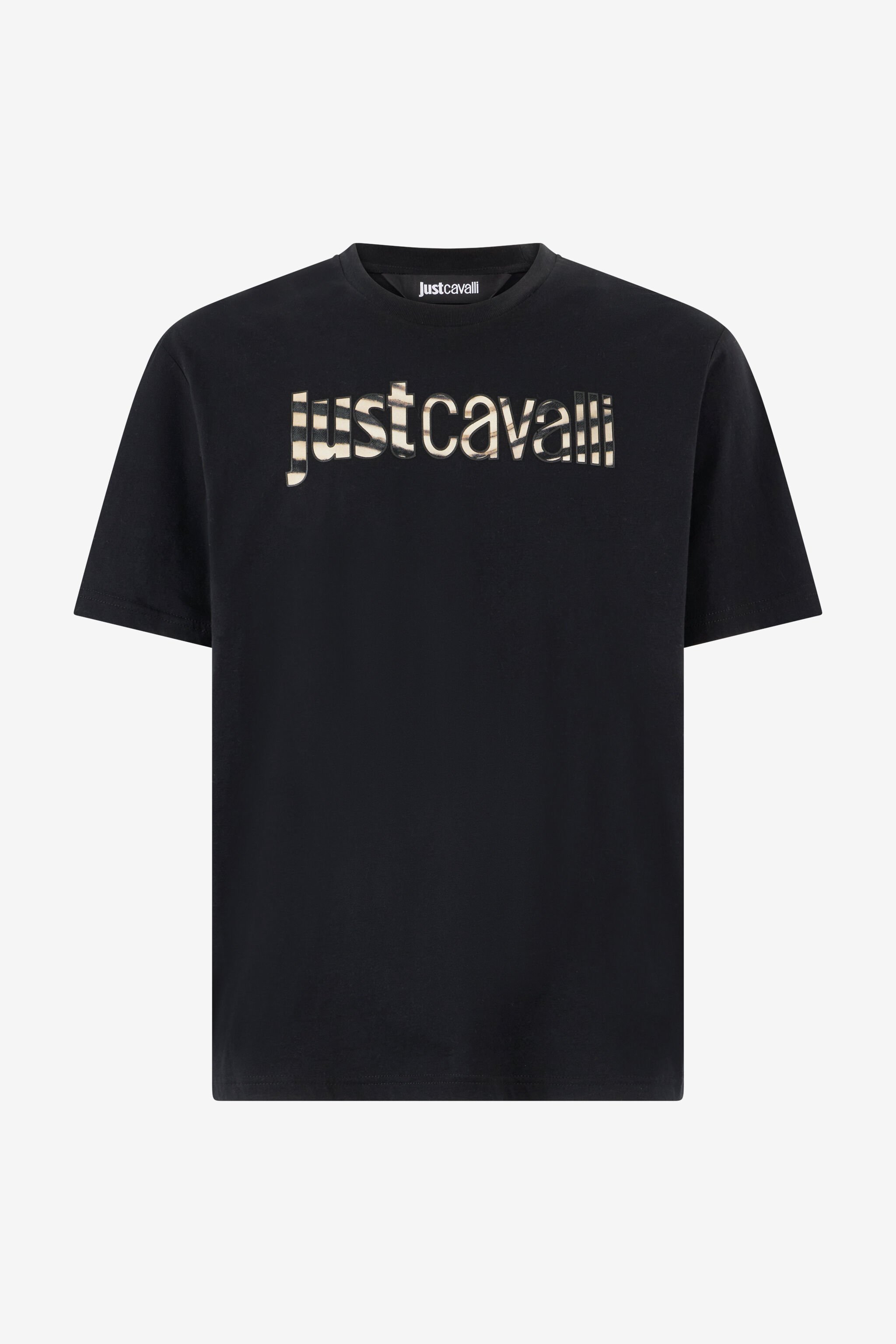 JC T-Shirt Avec Logo Animalier Noir UFT051-UF071