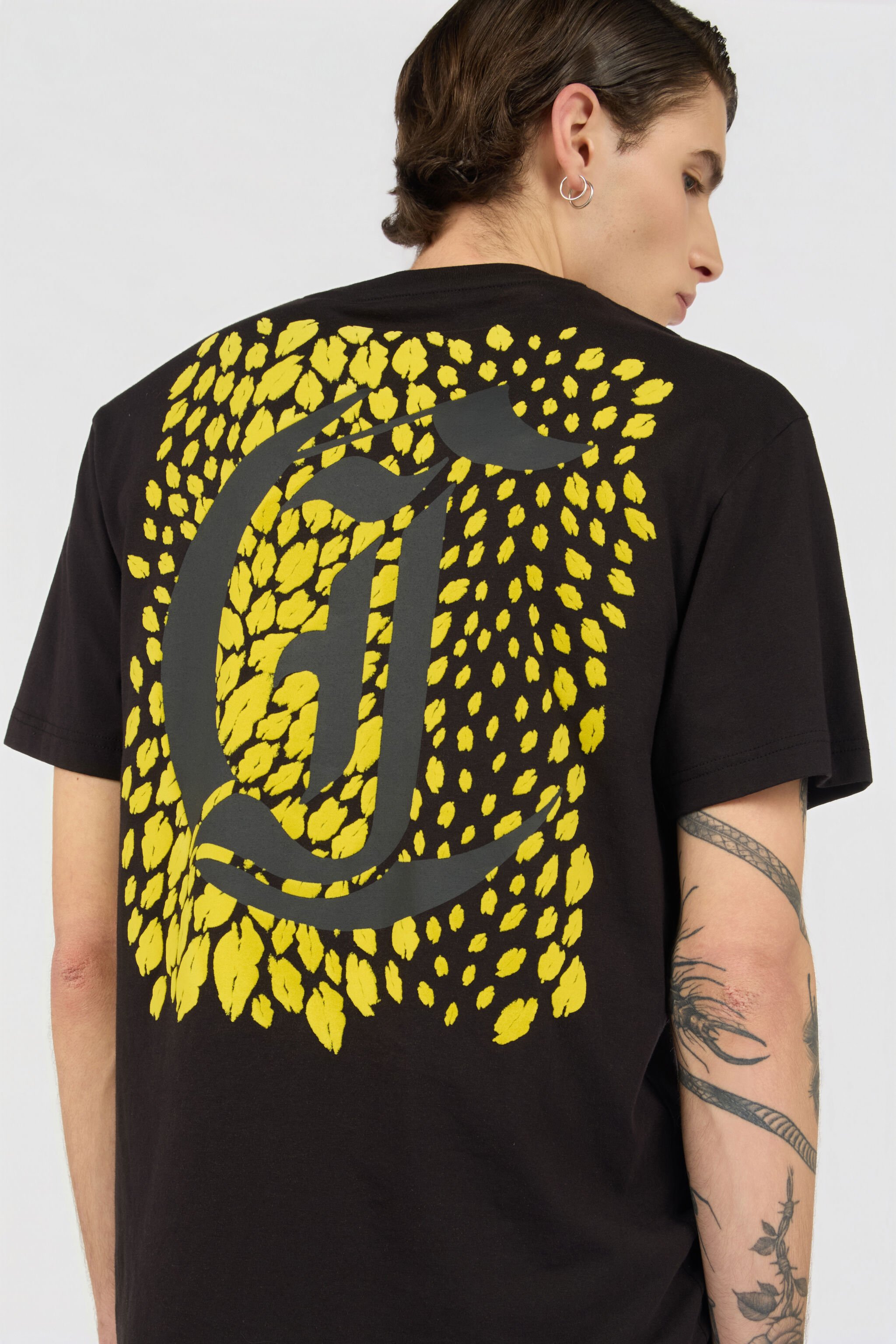 JC T-shirt Nera Con Logo BLACK WFT088-WF118