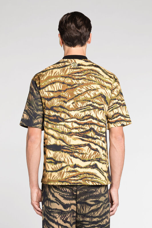 RC Animal-Print Cotton T-Shirt RC Animal-Print Cotton T-Shirt GREEN/BLACK RRT62F-3PH79