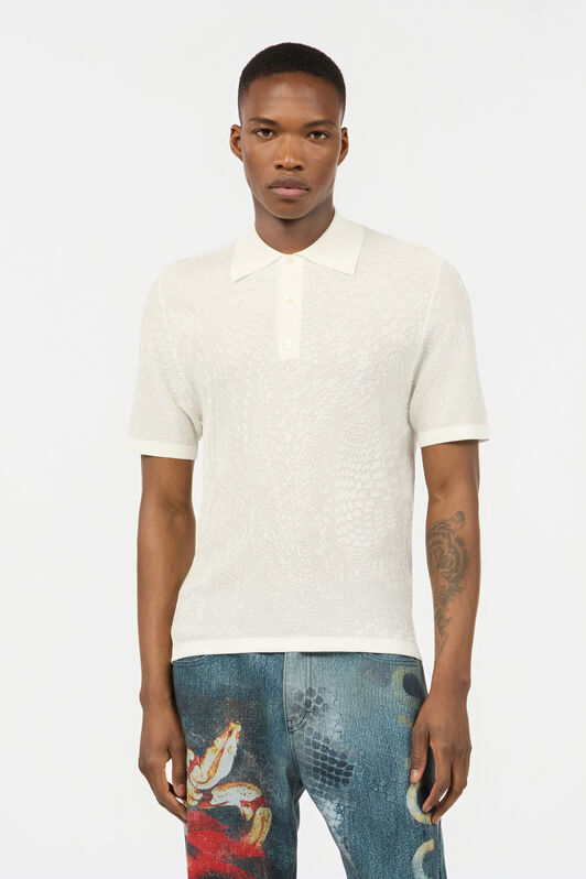 RC Polo With Python Print Ivory URM611-MH014