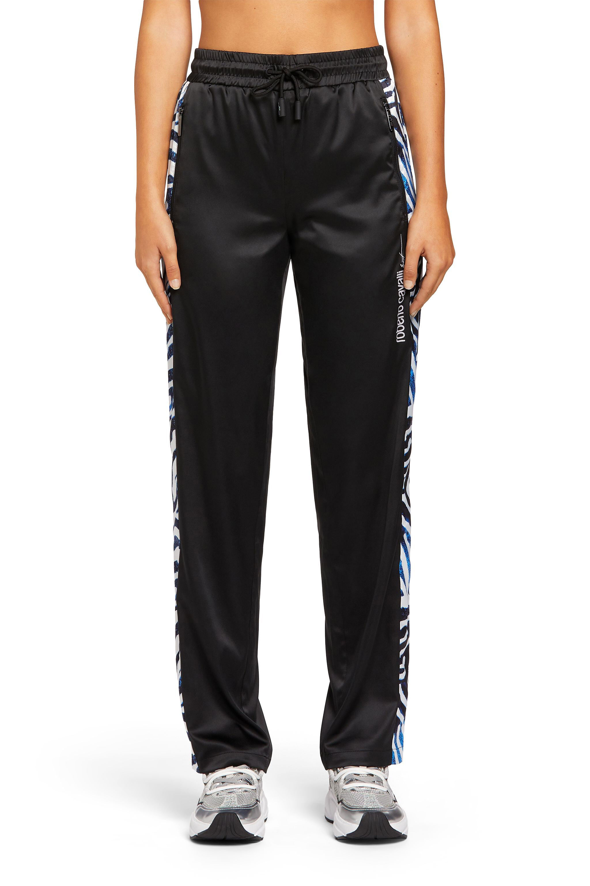 UG Sea Zebra-print track pants UG Sea Zebra-print track pants BLACK/WHITE/BLUE MYY12P-ROA57
