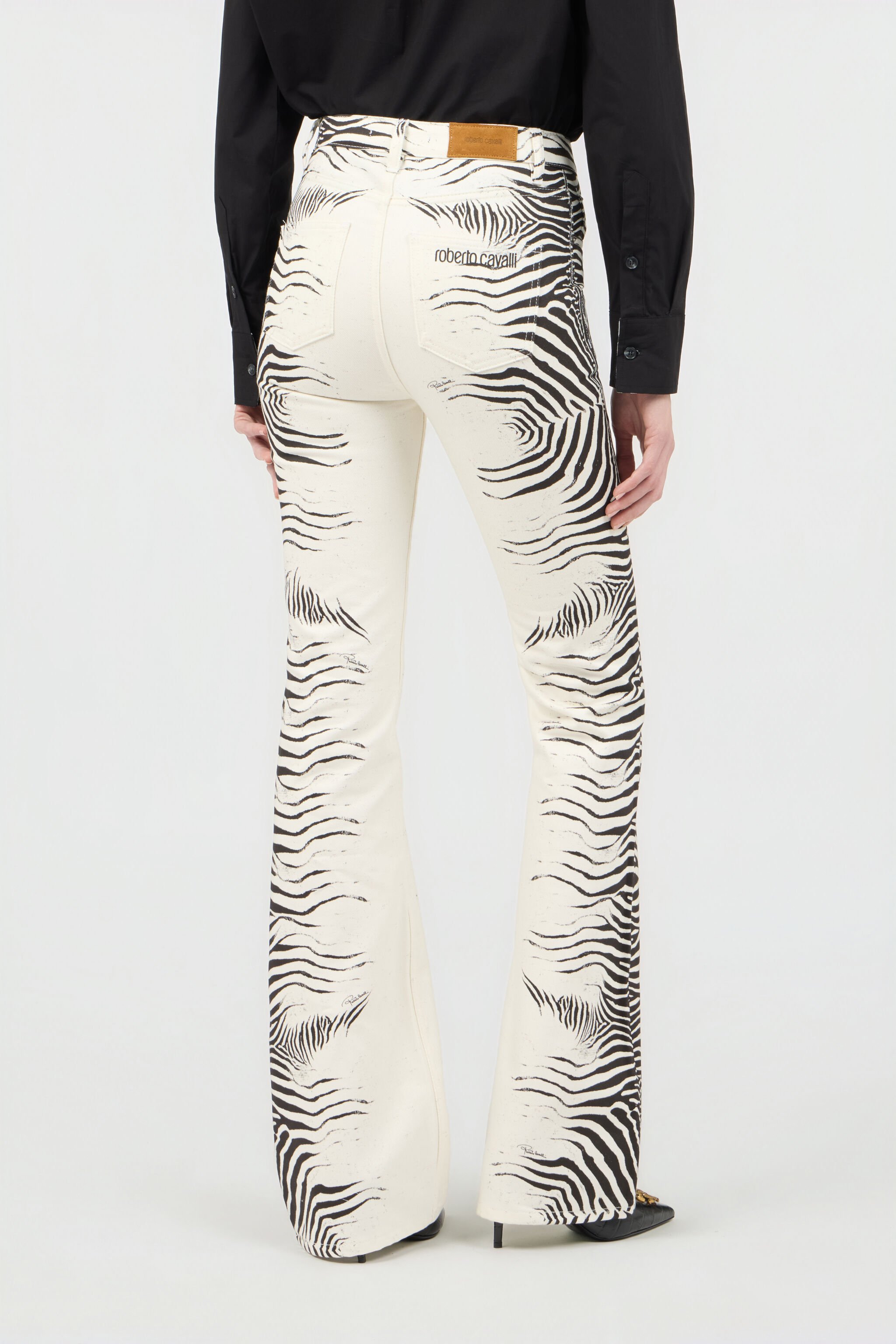 RC Zebra Print Jeans WHITE/BLACK ZEBRA SOJ20S-DL008