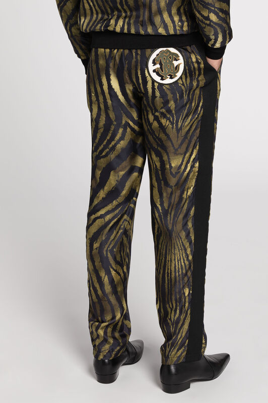 RC Freedom-Print Silk Track Pants Dark green/Black RRT25M-2N410