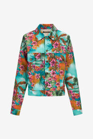 ${brand} Hawaii print denim jacket ${colorDescription} ${masterID}