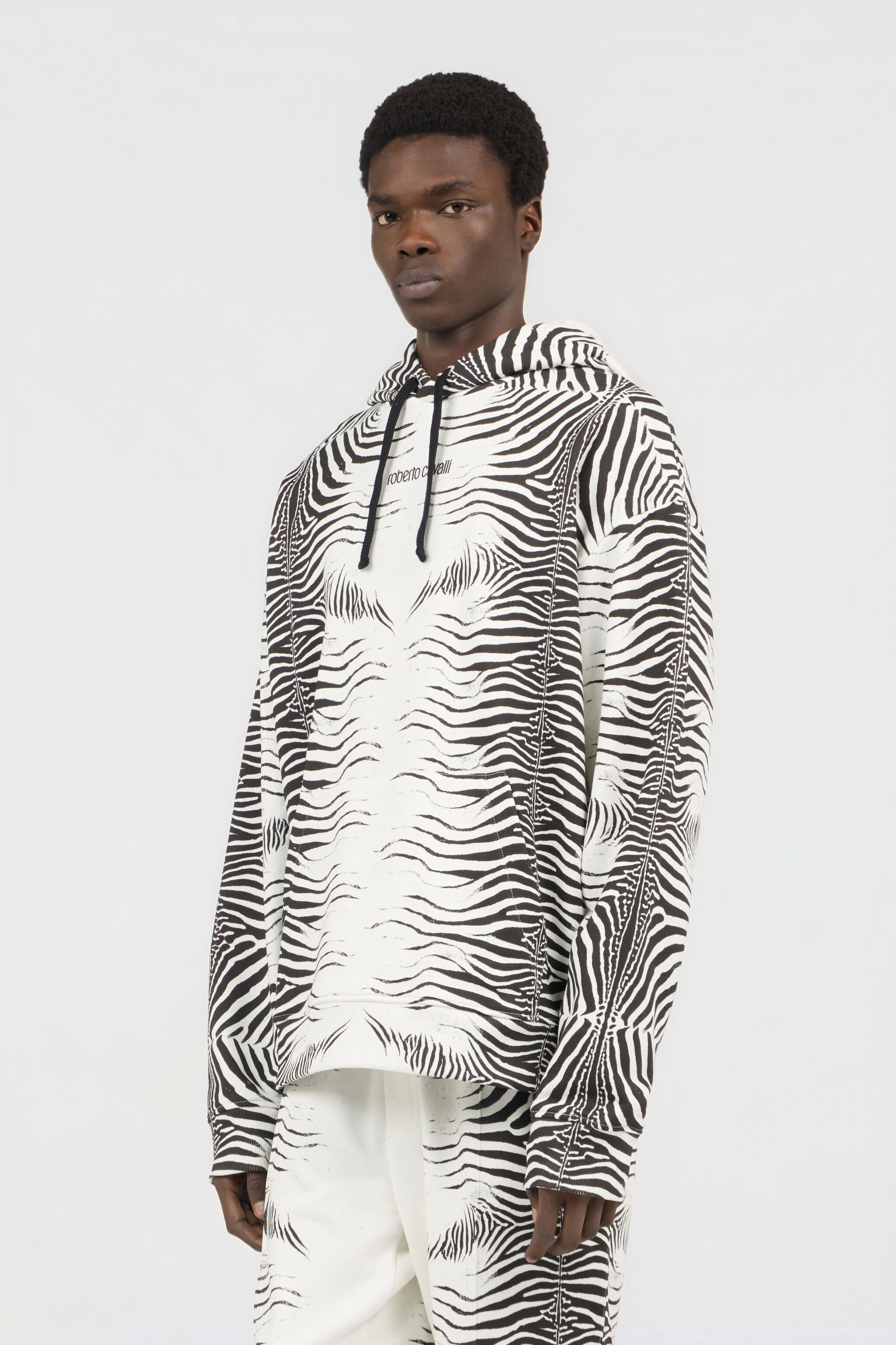 RC Zebra Print Sweatshirt WHITE/BLACK ZEBRA SOT66J-CF063