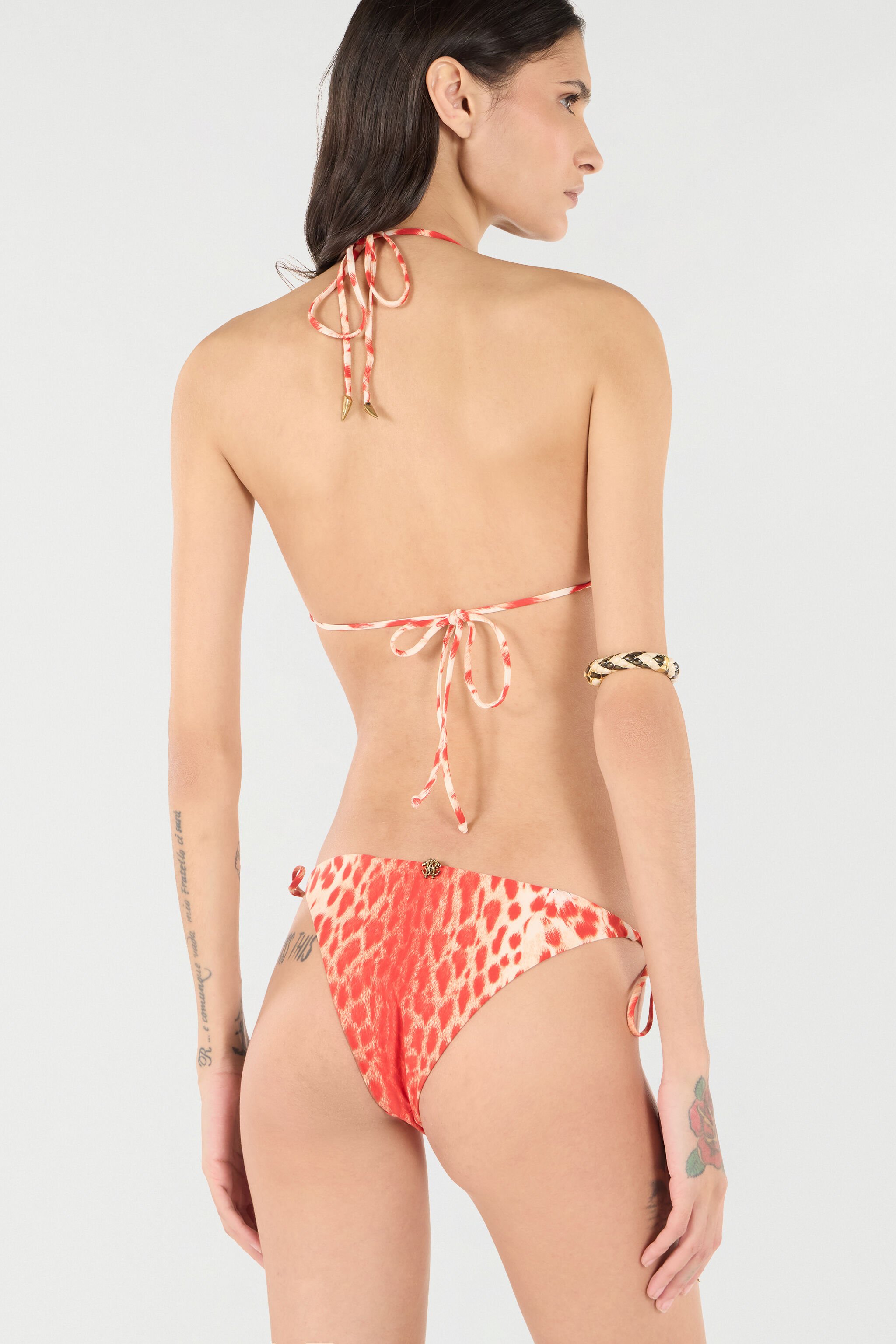 RC Bikini À Imprimé Jaguar Skin Rouge UKW001-HVN58
