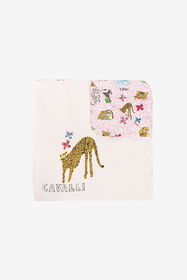 ${brand} Logo And Wildlife-Print Baby Blanket ${colorDescription} ${masterID}
