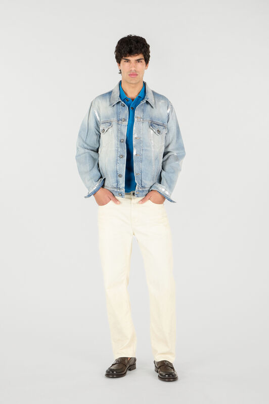 RC Man Cotton Jacket Blu UMJ415-VT001